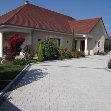 pavage Birkenmeïer LaLinia bordures granit blanc Acti Sud Paysage paysagiste Dijon